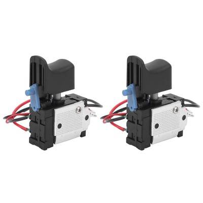 2pcs Universal Power Tool Trigger Switch Lighting Function Electric Switch For A
