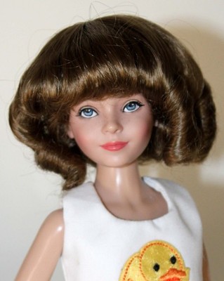 Curly Ginger Ringlet Wig with Bangs Size 5-6 - Julie