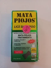 MATA PIOJOS MEDICATED LICE TREATMENT SHAMPOO, 2 FL. OZ.  Exp. 06/2027