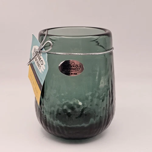 Blenko Glass Company Charcoal '21 Festival Of Glass Morgantown Art Glass Tumbler