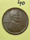 1914 (P) LINCOLN WHEAT CENT, "EXTREMELY FINE" condition #40