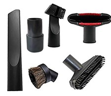 1 1/4 inch Shop Vacuum Attachments Brushes for Vac 9x6x2, Black