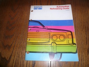 Sherwin Williams 12/76 Automotive Refinishing Paint Guide - Vintage
