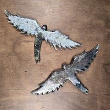 2er Set Raku Keramik Schwalben, Einzelstücke Handarbeit - int & ext