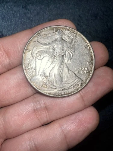 1 oz Silver Dollar American Eagle (1997 Uncirculated) Walking Liberty Coin