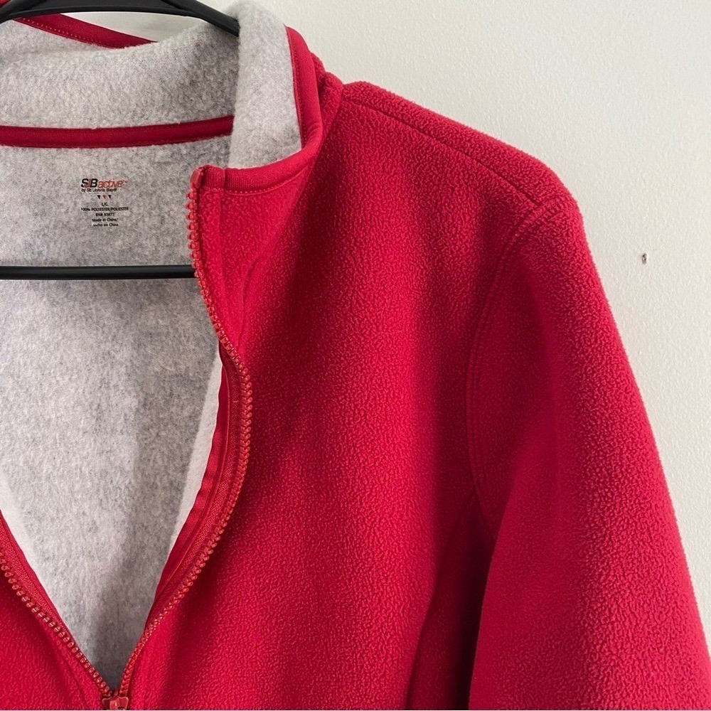 SB ACTIVE by St Johns Bay Fleece Zip Up Jacket Re… - image 2