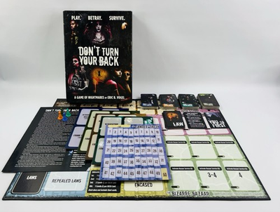 #ad #ad Don#x27;t Turn Your Back Board Game Eric B Vogel Evil Hat Productions COMPLETE $25.50