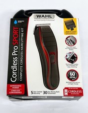 Wahl Cordless Pro Sport Hair Clipper Kit Rechargeable Home Haircut Set