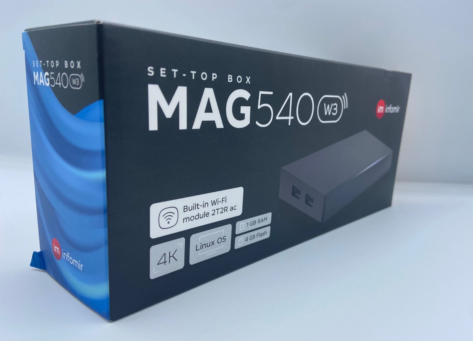 Boîtier IPTV MAG 540w3 Linux pour résoudre les problèmes de fluidité 4K