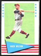 Hack Wilson 1961 Fleer Baseball Greats #87 Chicago Cubs