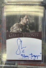 Staz Nair Game of Thrones inscription autograph card Season 8 