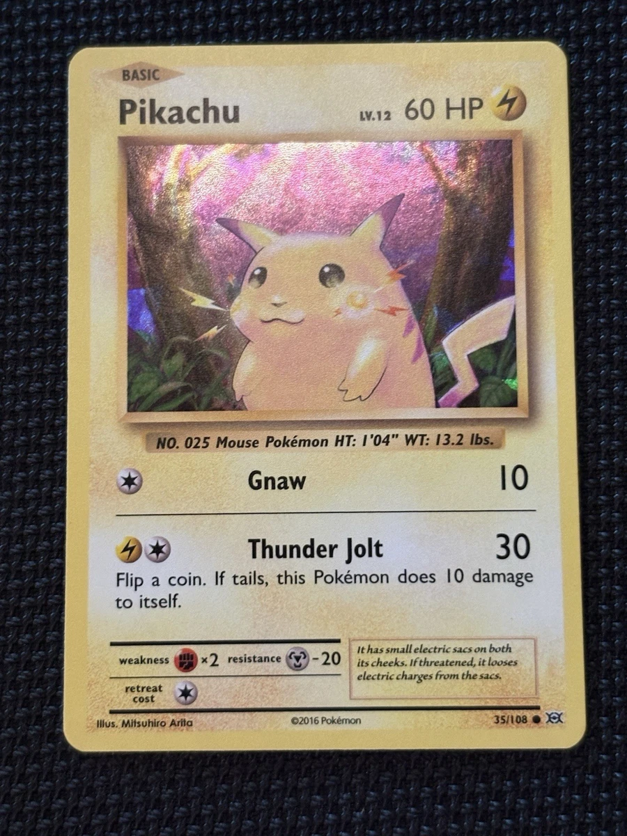Pikachu Pokémon TCG Rare XY Individual Collectible Card Game Cards