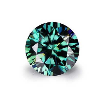 1Ct Natural Green Diamond Round Cut 6.50mm VVS1 D Grade GDGL Certified Stone N05