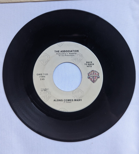 The Association - Along Comes Mary / Cherish 45 RPM Record | eBay
