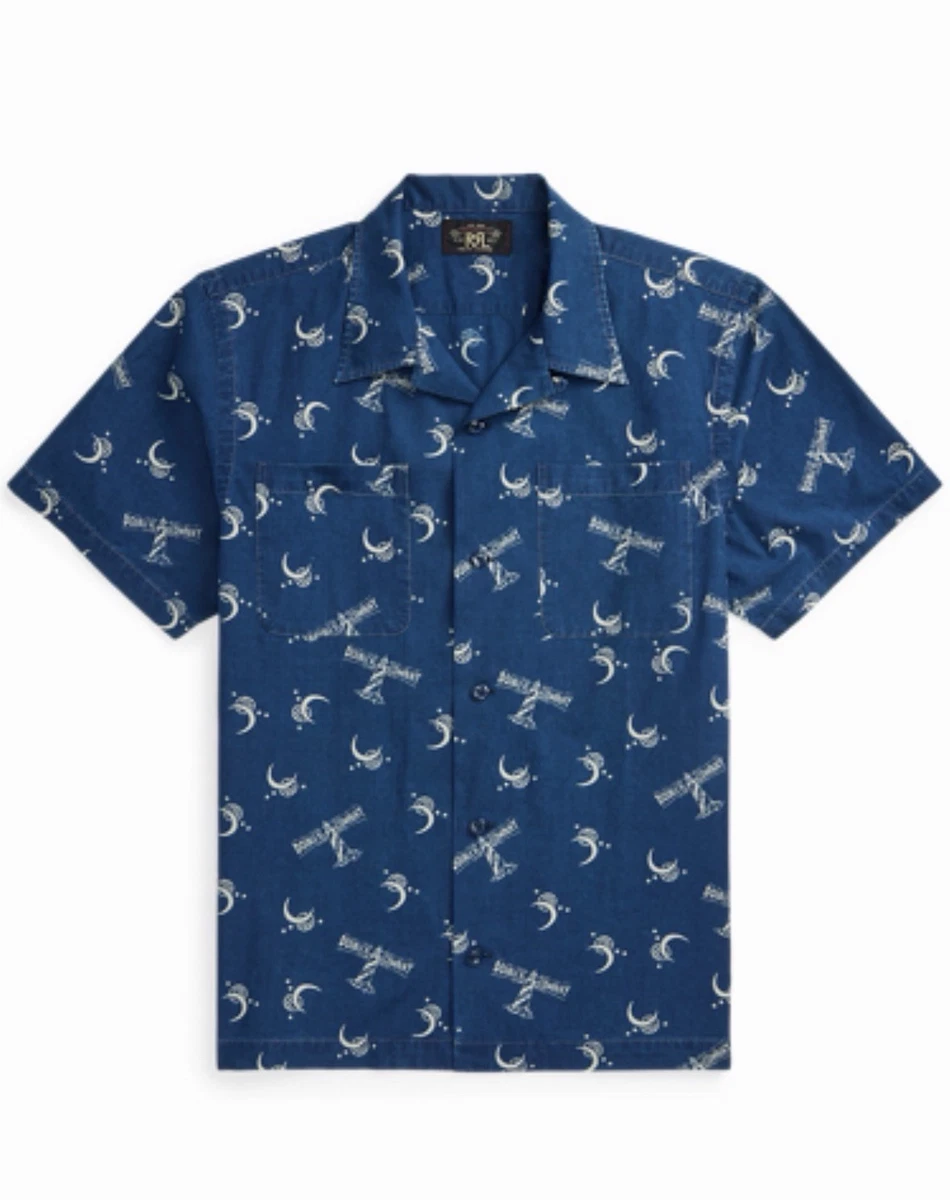 RRL イーグル 刺し子 キャンプシャツ XS RRL イーグル 刺し子 キャンプシャツ XS 【公式通販】