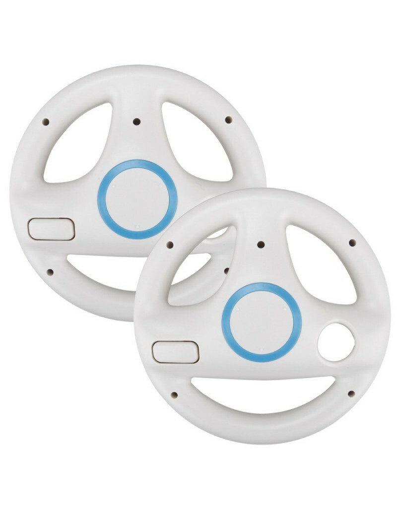Volants Wii Blancs par 2 pour remplacer un accessoire de jeu cassé