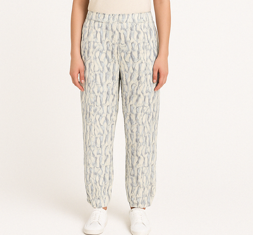ADINI Women's Plus Viscose Pull On Pants Floral High Rise Straight Leg Sz 4X NWT