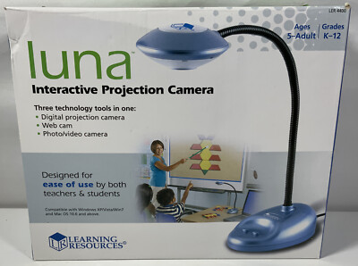 Learning Resources Luna Digital Interactive Projection Camera Photo Video Webcam