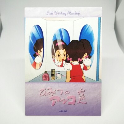 28 Akko-chan's Got a Secret!  Little Witching Mischiefs Card Dass Masters BANDAI