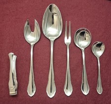 Wmf Chippendale Cromargan Vorleger 6 Teiliges servierbesteck u.a Gemüselöffel