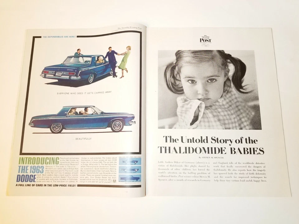 Vintage Saturday Evening Post Magazine John Clymer Cover Oct. 20, 1962 Vntg Ads  - Image 4 of 4