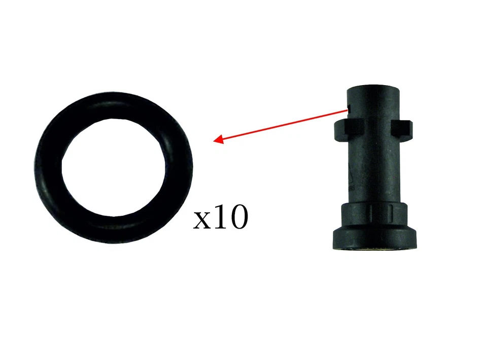 PWPUK O-Ring Idropulitrice Karcher Adattatore Schiuma Neve & Lancia Confezione da 10