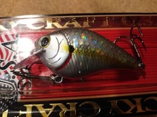 LUCKY CRAFT FATCBBDS1 266 2-7/8" 1/4OZ "ZEBRA MS CHART SHAD" Crankbait Fish Lure