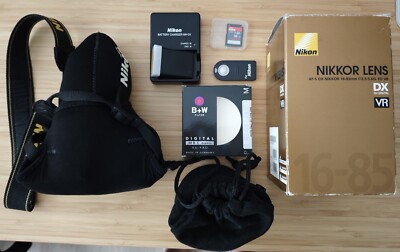 Nikon D5200 Digitale Spiegelreflexkamera Kit mit 16-85mm VR Objektiv DSLR Nikkor