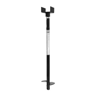 Pylex Helical Post 32'' Adjustable Black Anchor Deck Pergola Footing Screw Steel