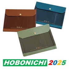 Hobonichi Techo 2025 Alettone Document Case PVC 110g Olive/Brown/Navy JAPAN NEW