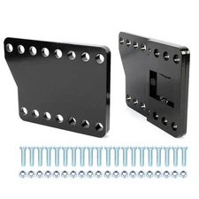 Universal Black Steel Snowplow part Mount Drop Brackets Lift Extension Kit