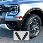 For 2024-2026 Ford Ranger Front Side Markers SMOKE Overlay Tint Vinyl Precut