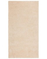 Teppich LäUfer Rechteckig 80 X 150 Cm Beige Getuftet Shaggy Hochflor Modern Demr