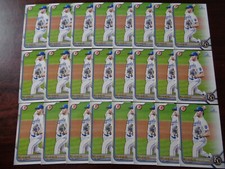 2022 Bowman Draft Steven Zobac #BD-101 1st Year RC Lot of 24-ROYALS
