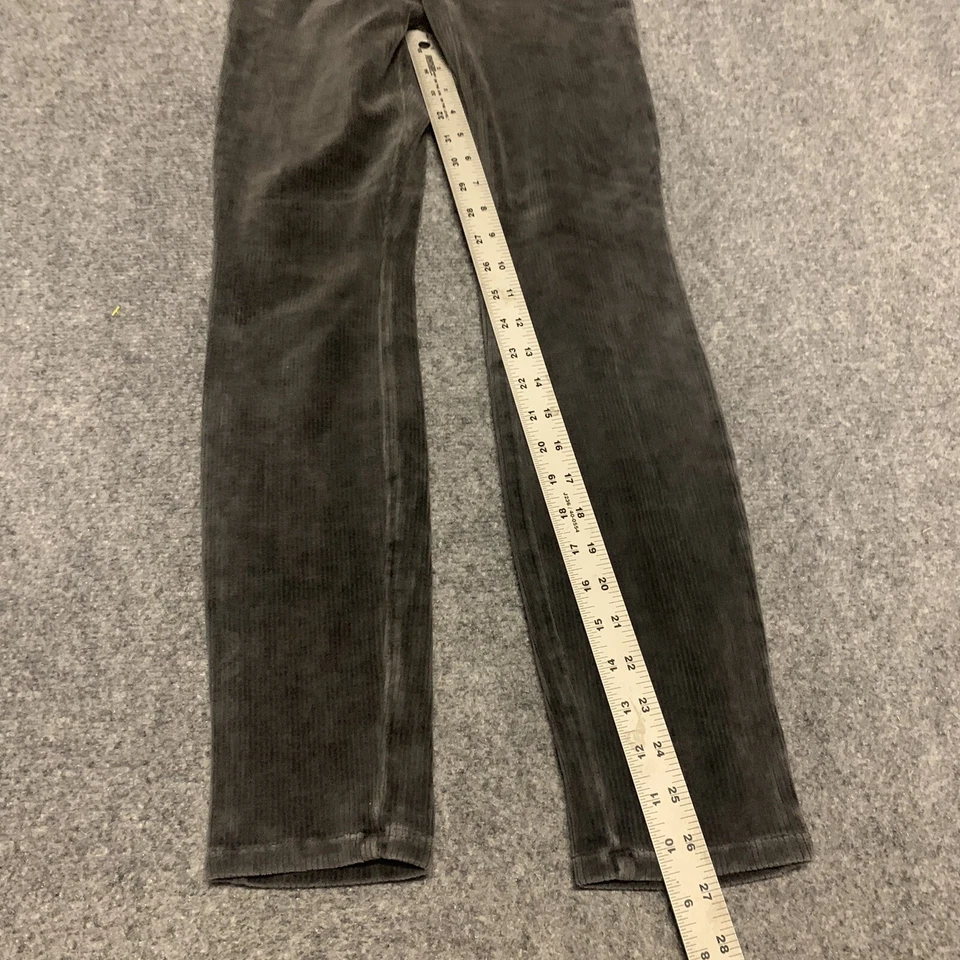 Mother Women’s Size 24 High Waisted Seamless Looker Corduroy Pants In Charcoal - Image 3 of 4