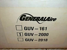 GeneralAire GUV2000 Multivoltage Phototcatalytic Air Purifier - NEW & COMPLETE -