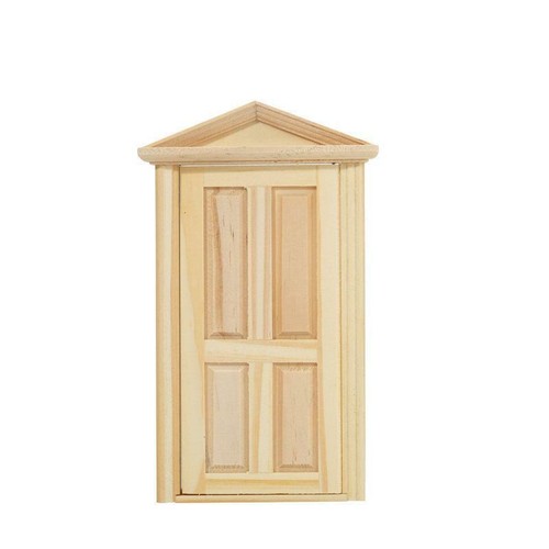 1:12 Dollhouse Diy Mini Door Window Blank Material Model Accessories Unpainted - Picture 9 of 12