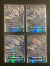 DIGIMON TCG 4x METALGARURUMON BT17-027 Set PB19 PB-19 ENG ENG ENGLISH READY TO SHIP