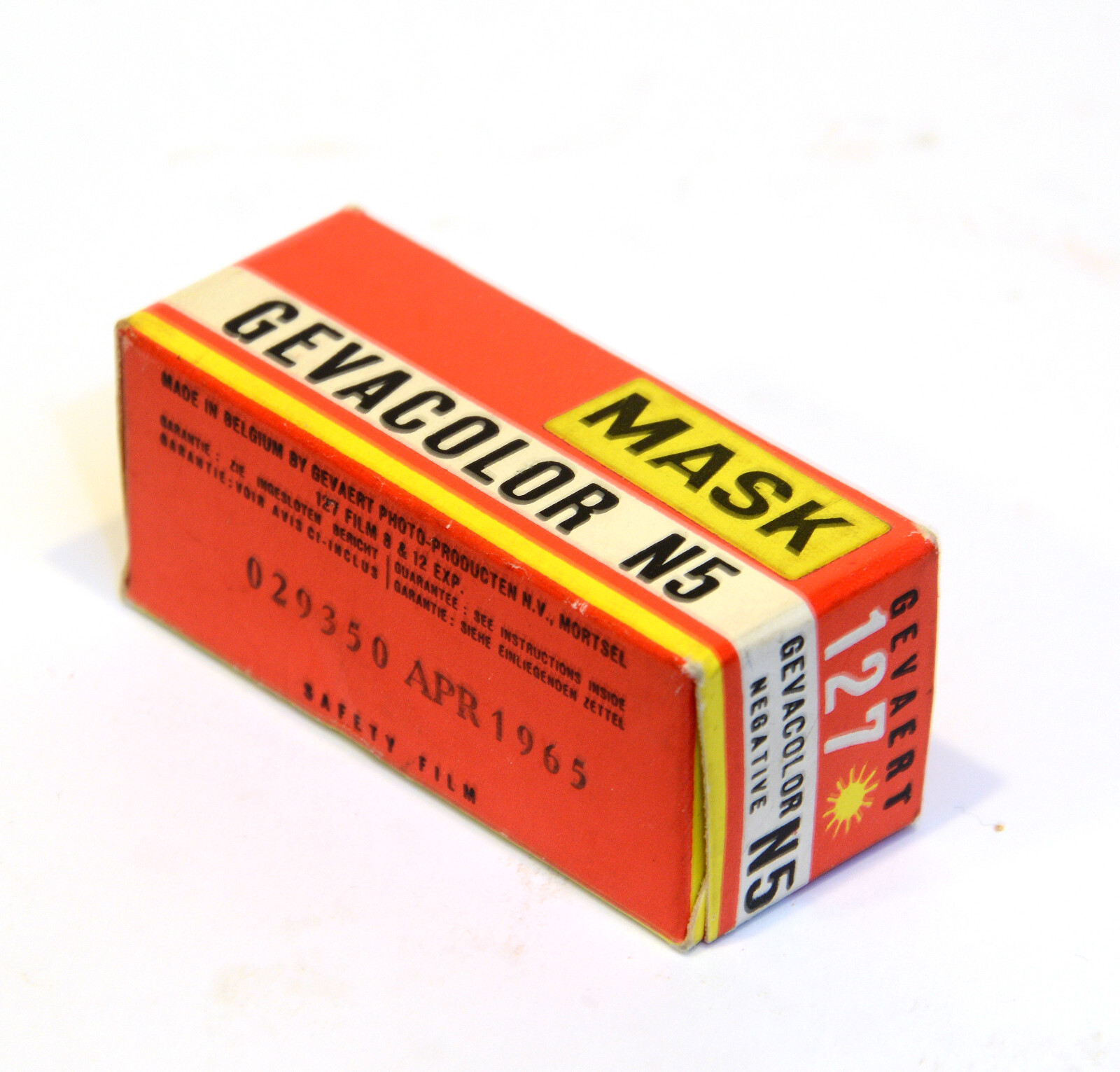 SELTEN: FILM GEVACOLOR N5 MASK FORMAT 127 TOP ZUSTAND PERIME *