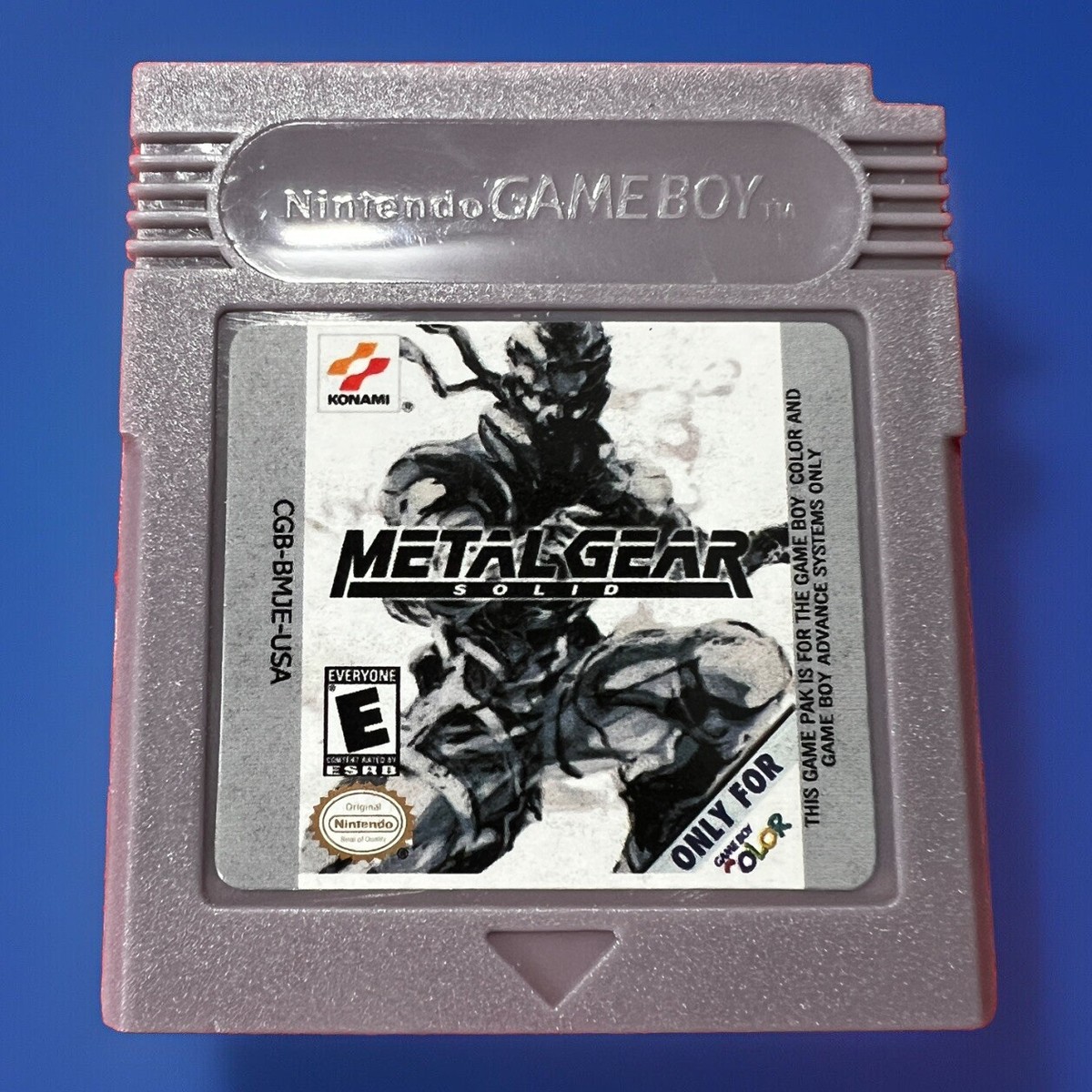 Metal Gear Gba Metal Slug Advance For Nintendo Game Boy Advance TVGC