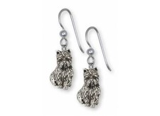 Westie Earrings Jewelry Sterling Silver Handmade West Highland White Terrier Ear