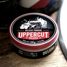 Uppercut Deluxe Deluxe Pomade 100g Strong Hold High Shine Mens Hair Styling