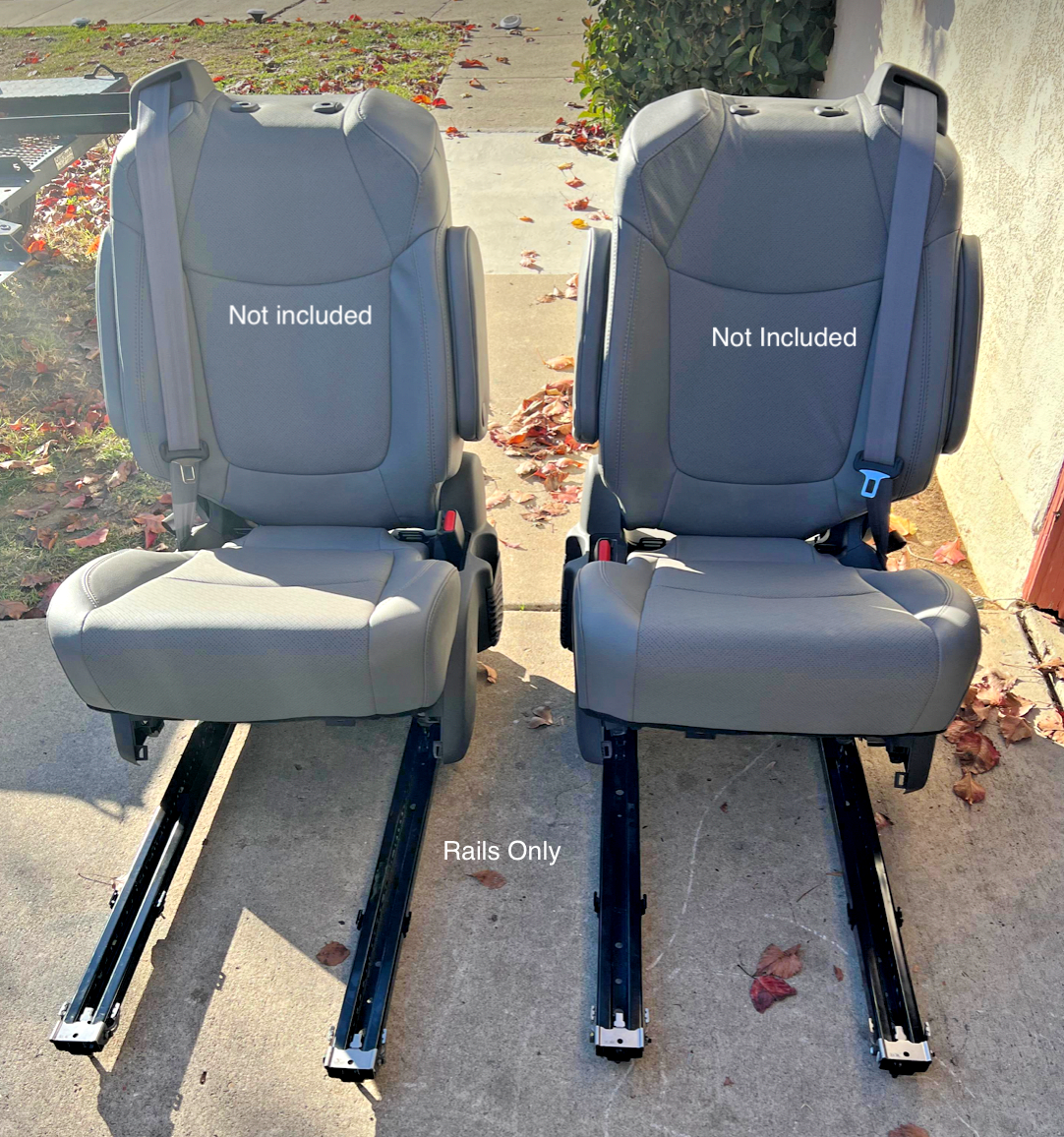 Toyota Vans Rails 2021-2025 Toyota Sienna Seat Rails set of 4 | eBay