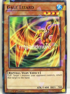 Yu-Gi-Oh - 1x Gale Lizard - Shatterfoil Rare - BP03 - Monster League