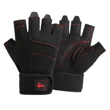 Workout Gloves for Men Women, Anti-Slip Fingerless Gloves for Weightlifting, ...