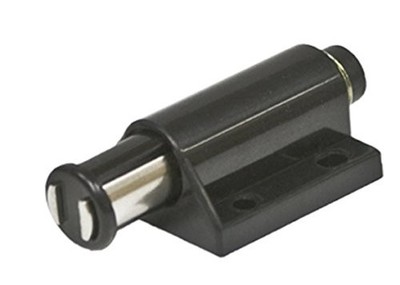 Magnetic Touch Push Open Latch (2, Black) Black 