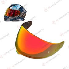 Chrome Fire Red with Pins Helmet Tinted Visor For Shoei GT Air III Helmet CNS-1C