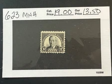 Scott # 623  MNH    2024 Scott Catalogue Value $ 19.00