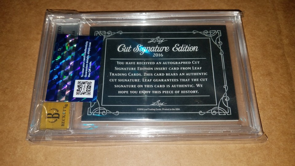 2016 Leaf Cut Signature Donald J Trump Signed Auto Beckett eBay 2016-leaf-cut-signature-donald-j-trump-signed-auto-beckett-ebay