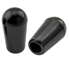 Musiclily Pro 2Pcs Black Inch Thread Plastic Switch Tips For LP Guitar